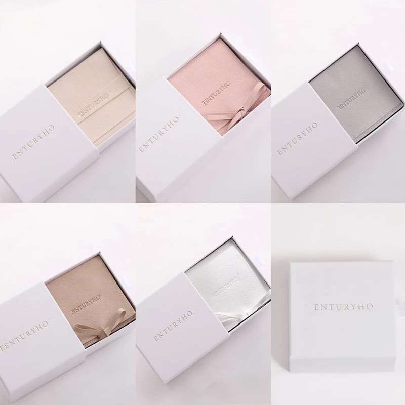 โลโก้ที่กำหนดเองบรรจุภัณฑ์พิมพ - Velvet Jewelry Box บทวิจารณ์และราคา