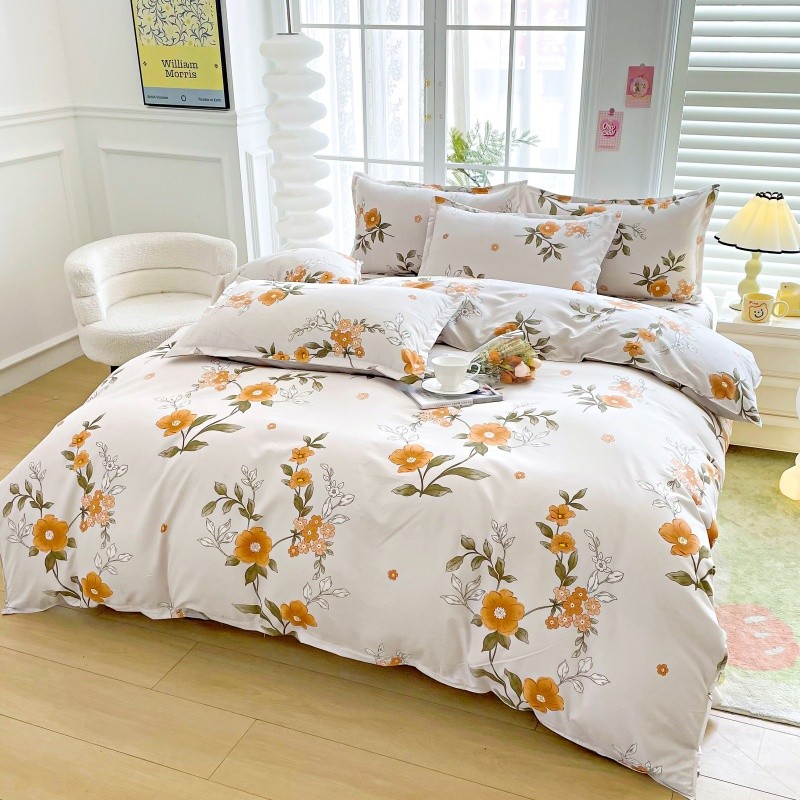 ชุดเครื่องนอนลายดอกไม้สีเหลือง - Linen Duvet Cover บทวิจารณ์และราคา