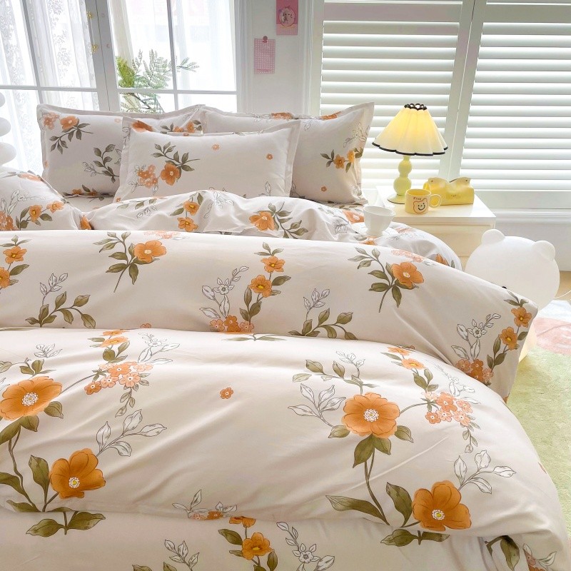 ชุดเครื่องนอนลายดอกไม้สีเหลือง - Linen Duvet Cover บทวิจารณ์และราคา