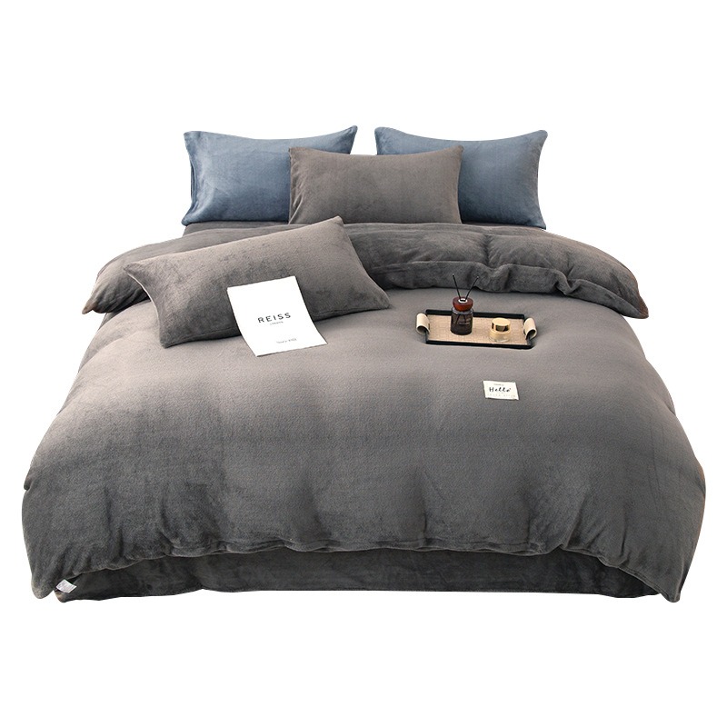 ชุดเครื่องนอนผ้ากำมะหยี่นมหนาน - Linen Duvet Cover บทวิจารณ์และราคา