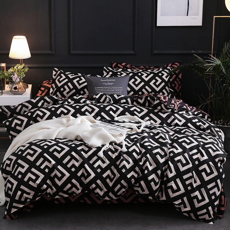 ชุดเครื่องนอนผ้านวมสีดำสุดหรูพ - Linen Duvet Cover บทวิจารณ์และราคา